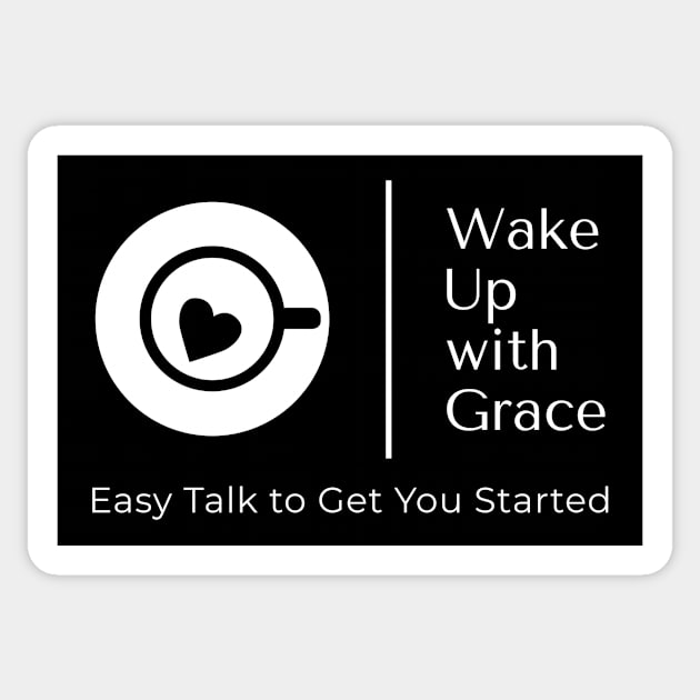 WUWG White Logo Sticker by Grace's Grove Audio